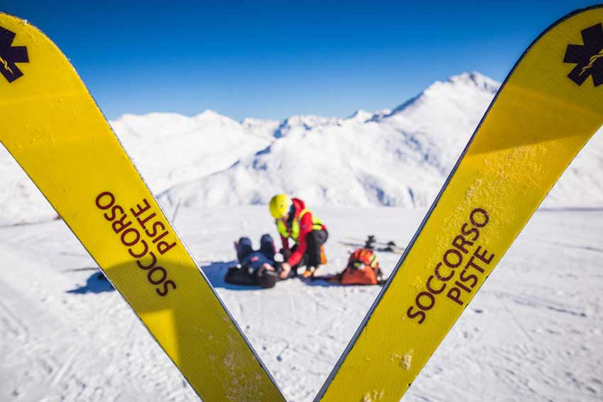 trauma clinic livigno ski slope first aid